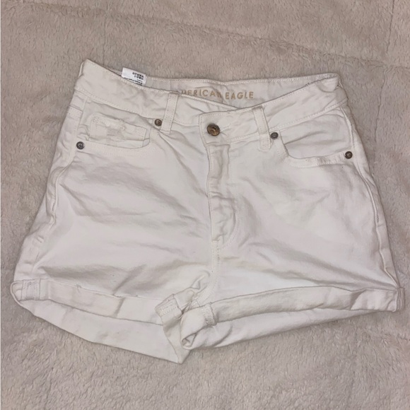 White jean shorts American eagle - Picture 1 of 4